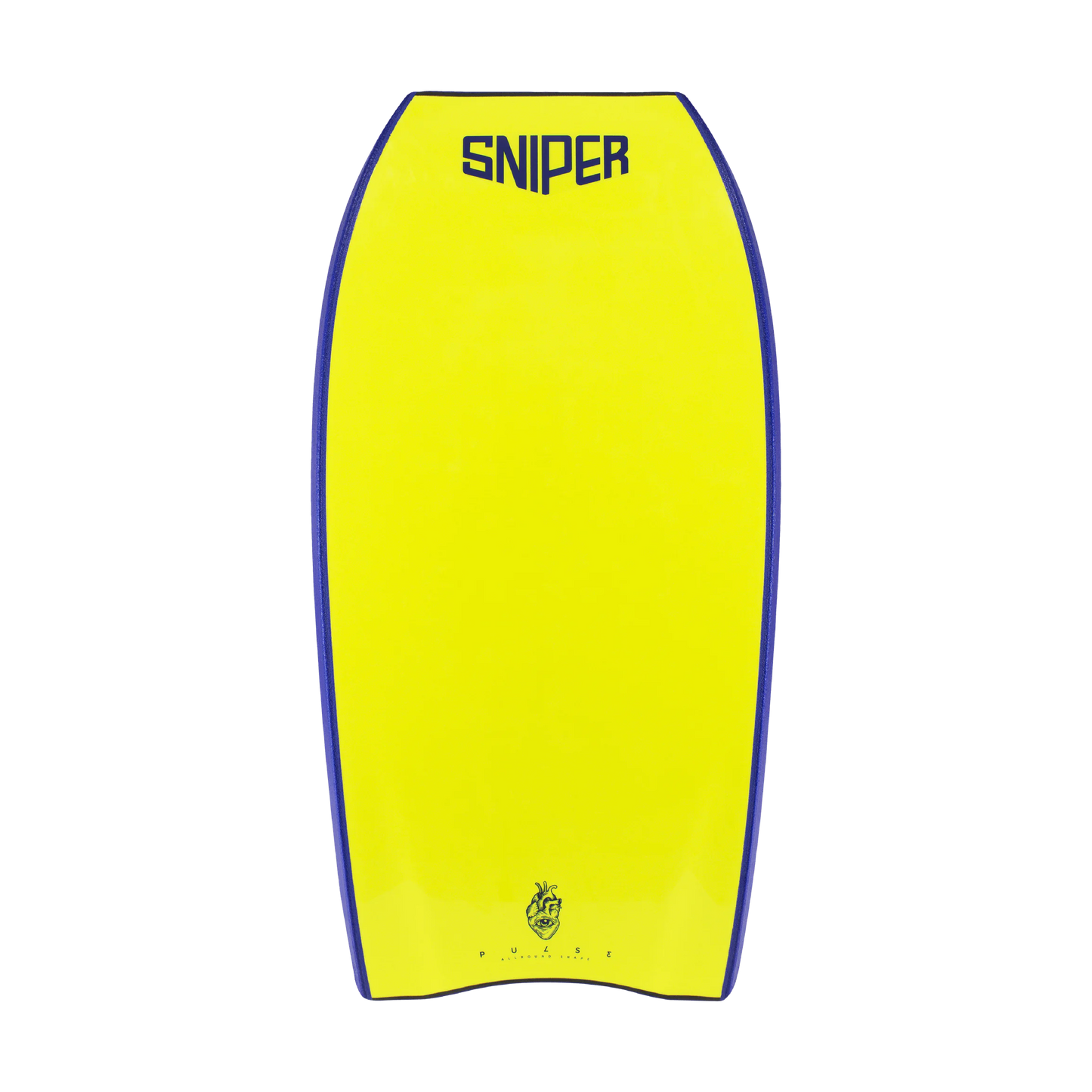 SNIPER BODYBOARDS Elite Series · Pulse PP Dark Blue/Fluro Yellow