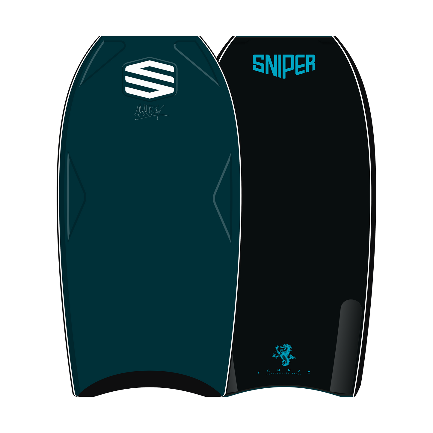 SNIPER BODYBOARDS Pro Series · Amaury Lavernhe Iconic PP Midnight Blue/Black