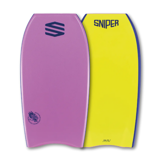 SNIPER BODYBOARDS Improve Series · Shenron PE Aqua/Fluro Yellow