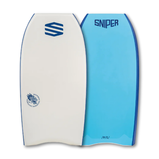 SNIPER BODYBOARDS Improve Series · Shenron PE White/Aqua