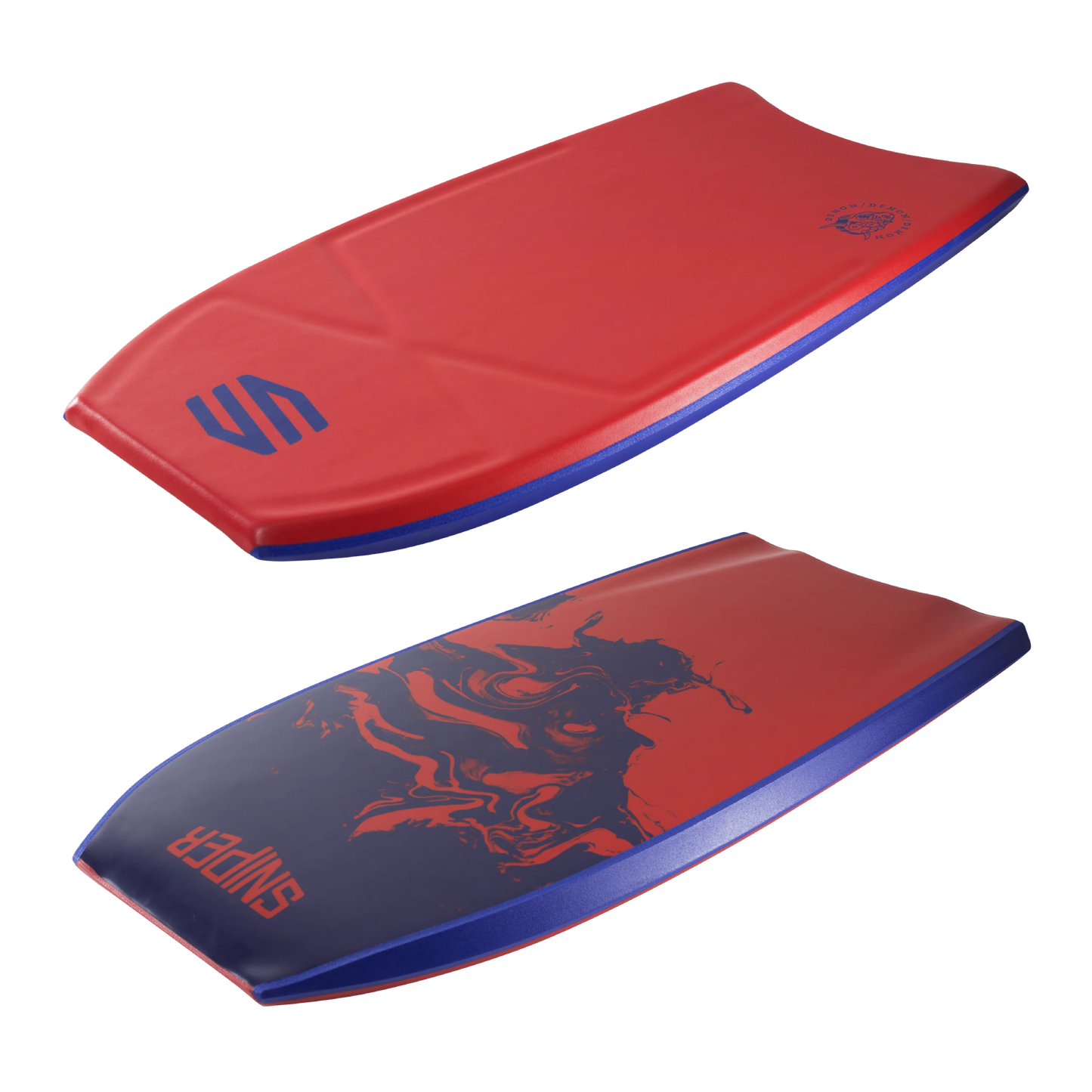 SNIPER BODYBOARDS Improve Series · Demon PE Red/Red (Marblizer)