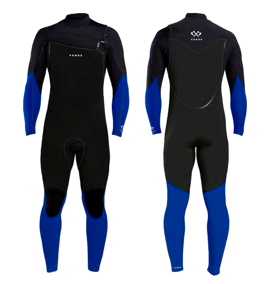 VKGNS Wetsuit Axes 3.2mm Electric Blue / Black