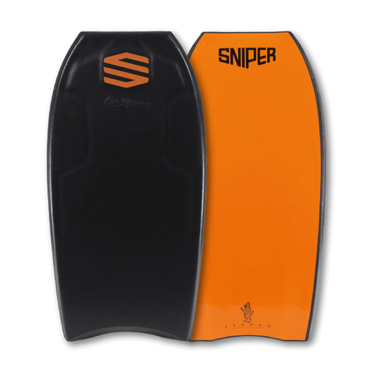 SNIPER BODYBOARDS Pro Series · Alex Uranga Sensor PP Black/Orange