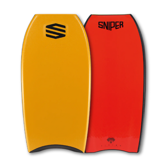 SNIPER BODYBOARDS Pro Series · Diego Cabrera Vision PP Tangerine/Fluro Red