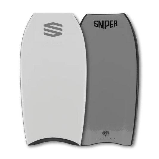 SNIPER BODYBOARDS Pro Series · Diego Cabrera Vision PP White/Silver