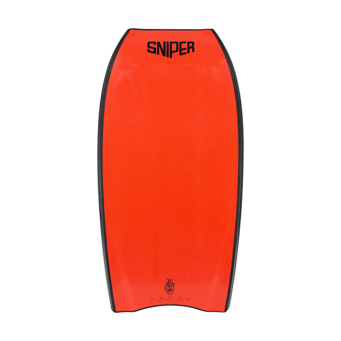 SNIPER BODYBOARDS Elite Series · Pulse XPE Black/Fluro Red