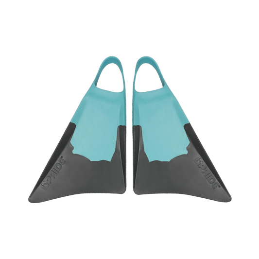 PRIDE Vulcan Fins V1 Dark Grey/Turquoise
